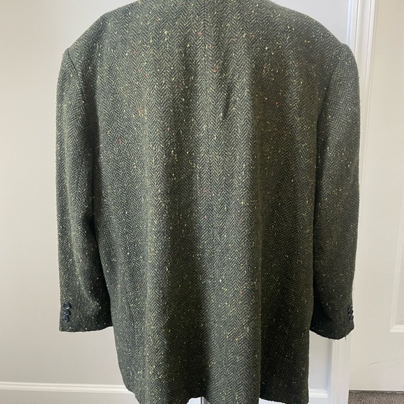 Unisex Green Tweed Blazer - Picture 4 of 6